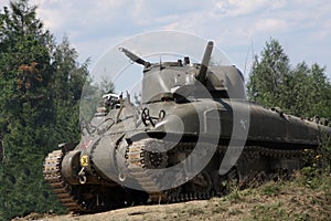 M4A1 Sherman Tank Ã¢â¬âWW II photo